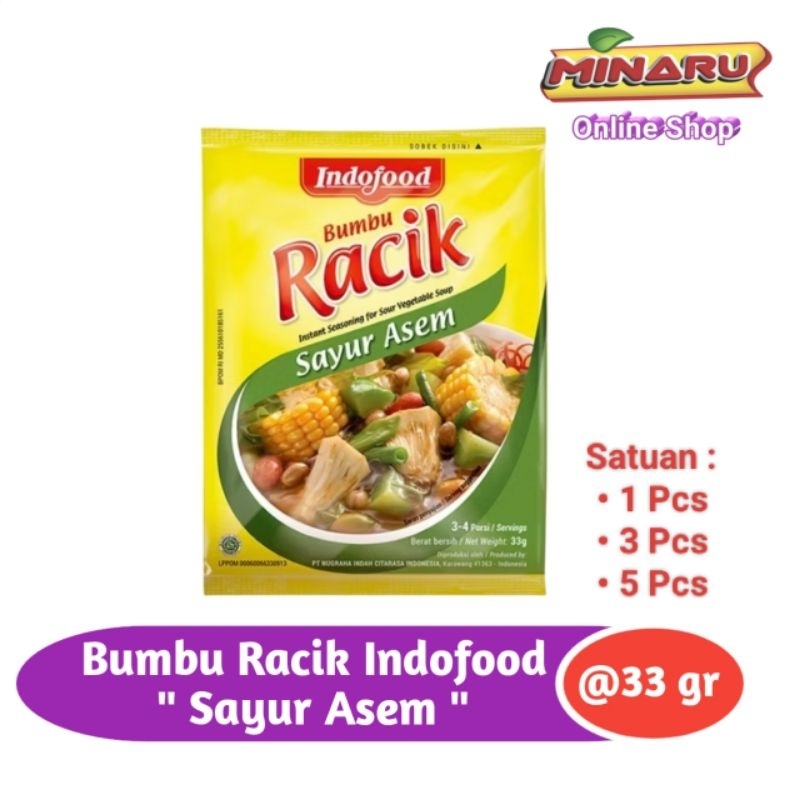 

Indofood Bumbu Racik Sayur Asem @33 gr