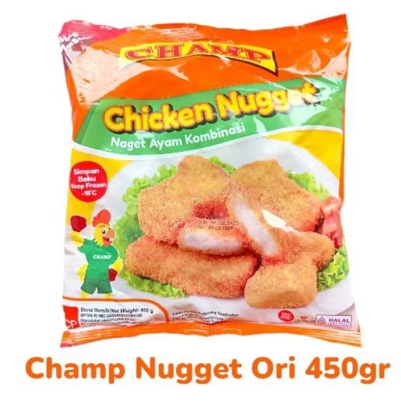 

champ nugget ayam ori 450gr | champ nugget ayam ori 900