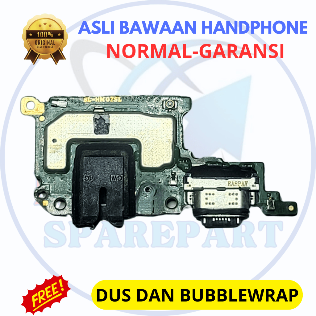 Board papan konektor cas / flexible charger hp Vivo v20 se - asli original copotan cabutan bawaan