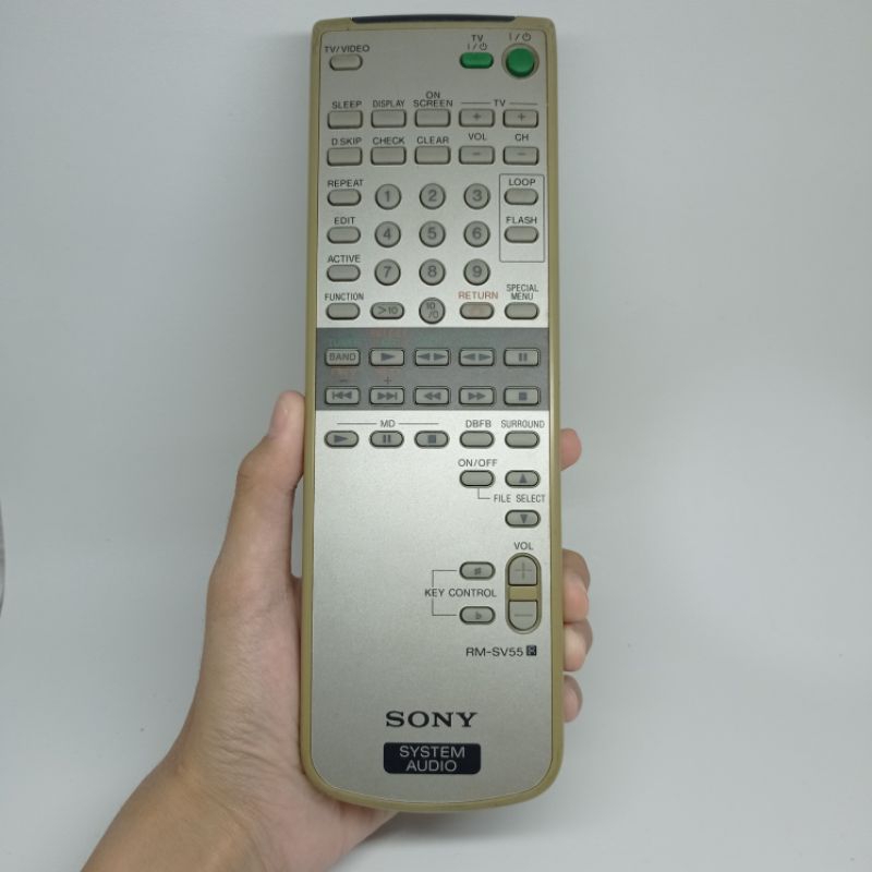 REMOTE AUDIO SYSTEM ORIGINAL BERGARANSI SONY RM-SV55