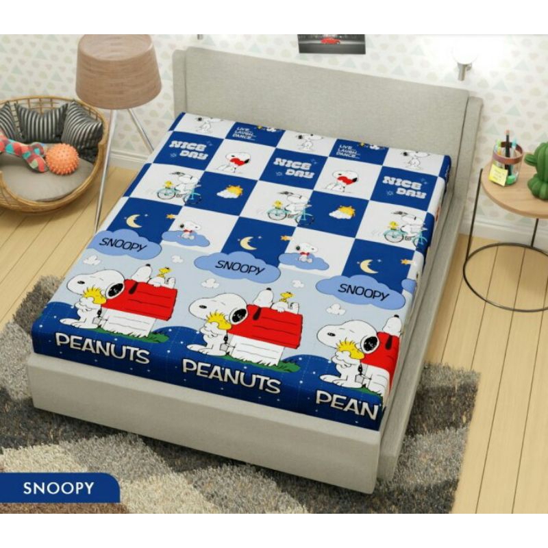 SPREI WATERPROOF MOTIF 200X200X30 SPREI ANTI AIR ANTI OMPOL