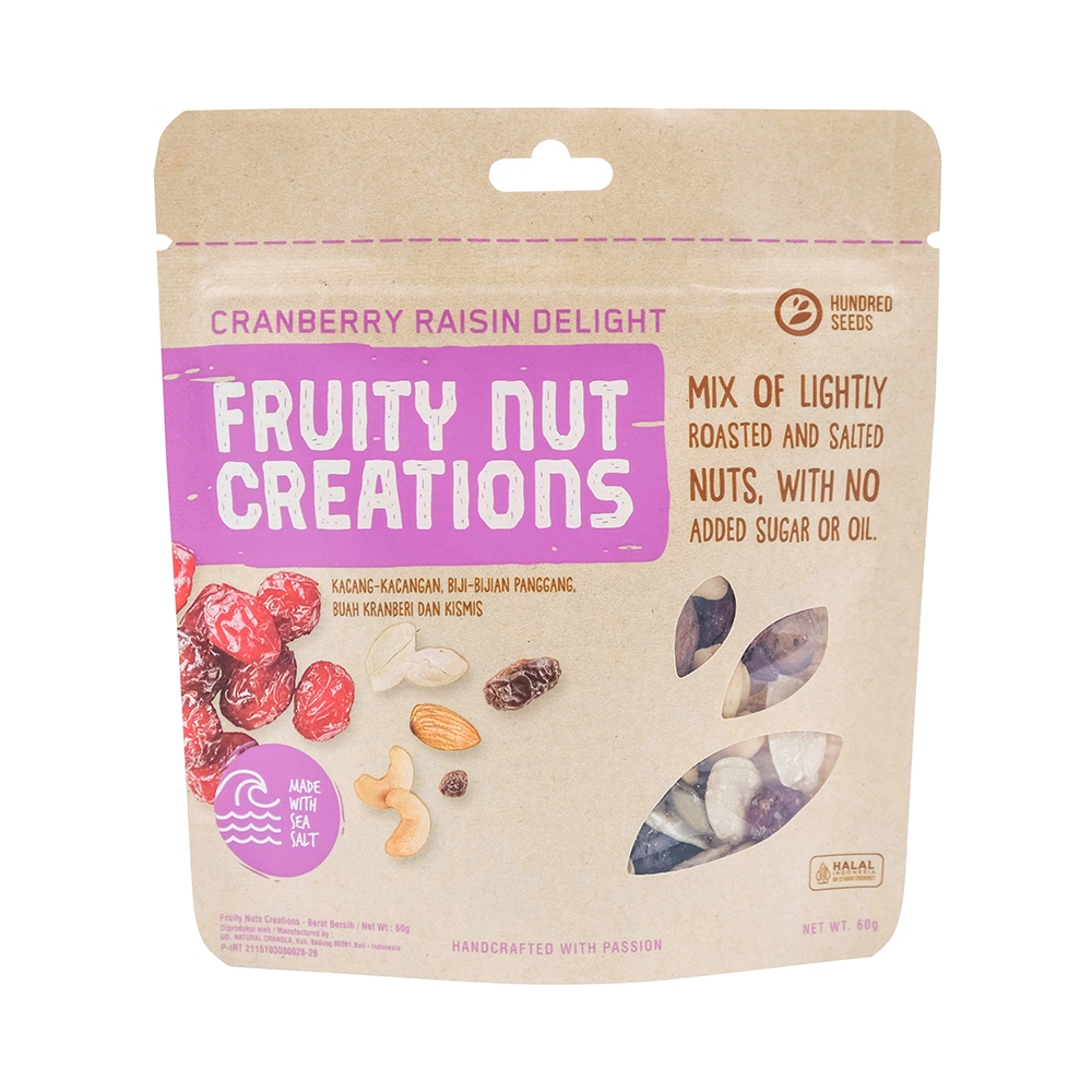 

Fruity Nut Creations - Cranberry Raisin Delight 60g