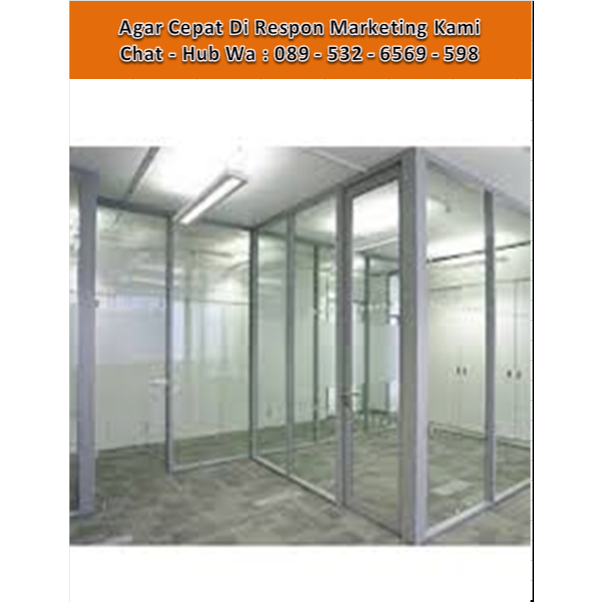 KUSEN ALUMUNIUM + PARTISI GYPSUM + PARTISI PVC + PARTISI KACA + PLAFON GYPSUM + PLAFON PVC + JENDELA