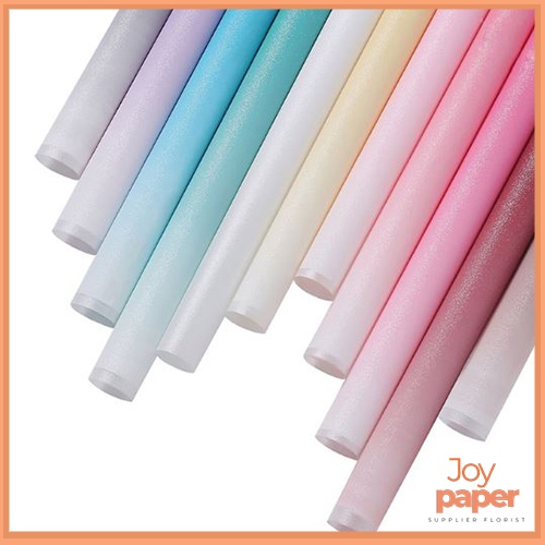20 Lembar kertas buket bunga glitter hologram kertas buket cellophane KB6114