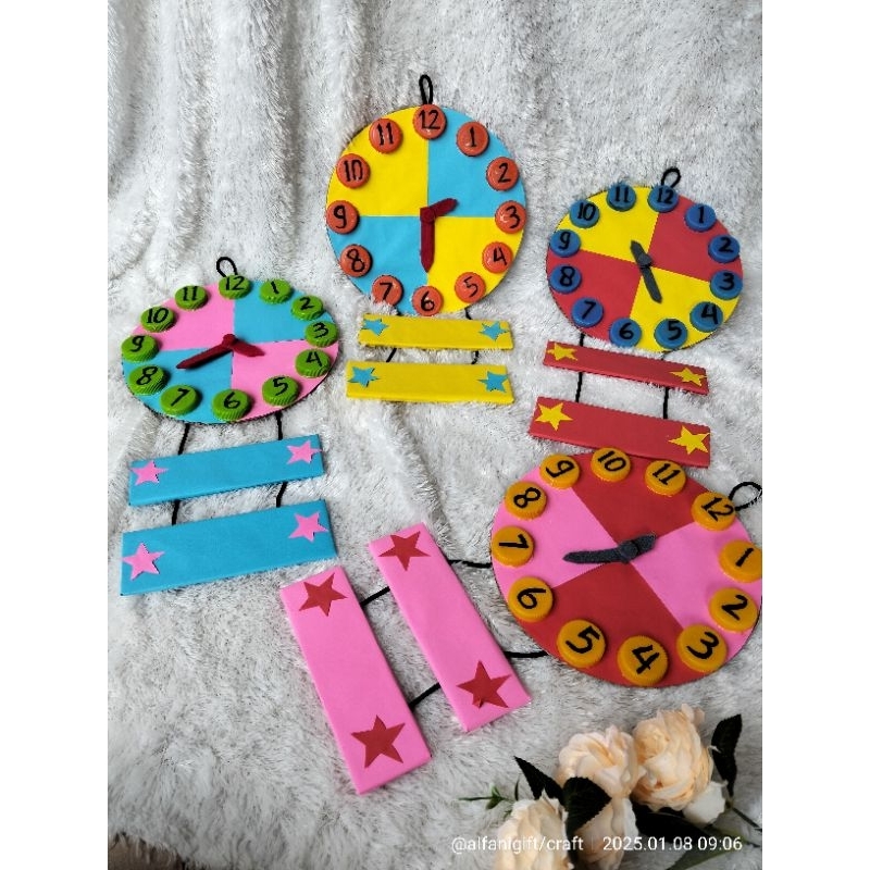Prakarya jam dinding