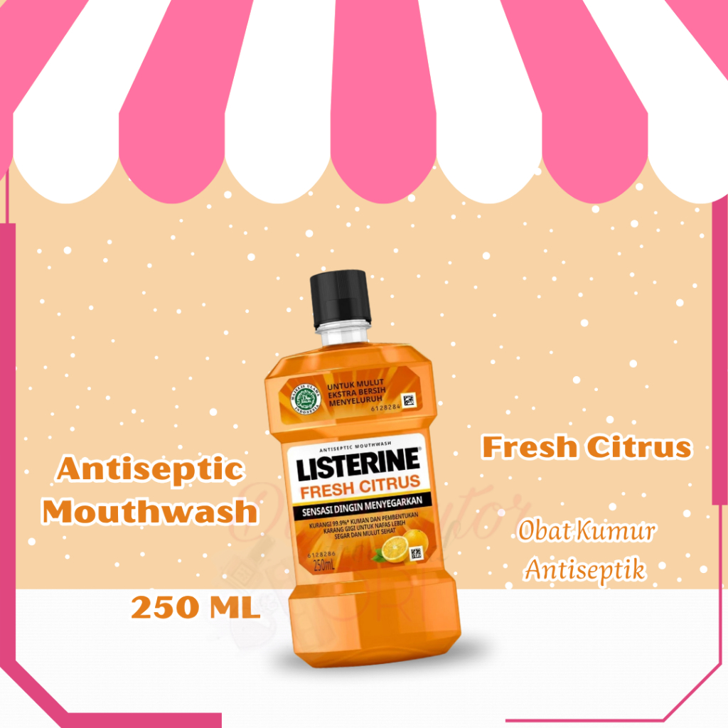 LISTERINE Fresh Citrus Obat Kumur Antiseptik 250mL | BPOM