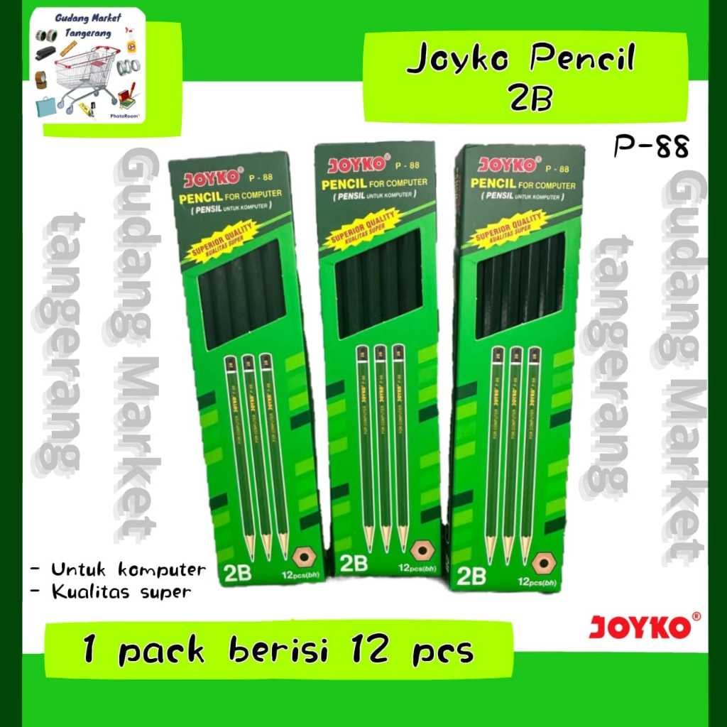 

PINSIL 2B JOYKO P-88 1PACK ISI 12PCS