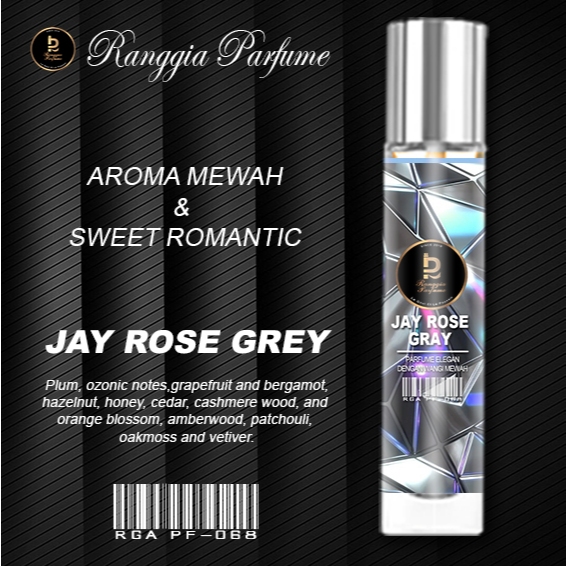 Parfum Jayrose Grey Non Alkohol  ( 20 ,30 & 50 Mili By Ranggia Parfum )