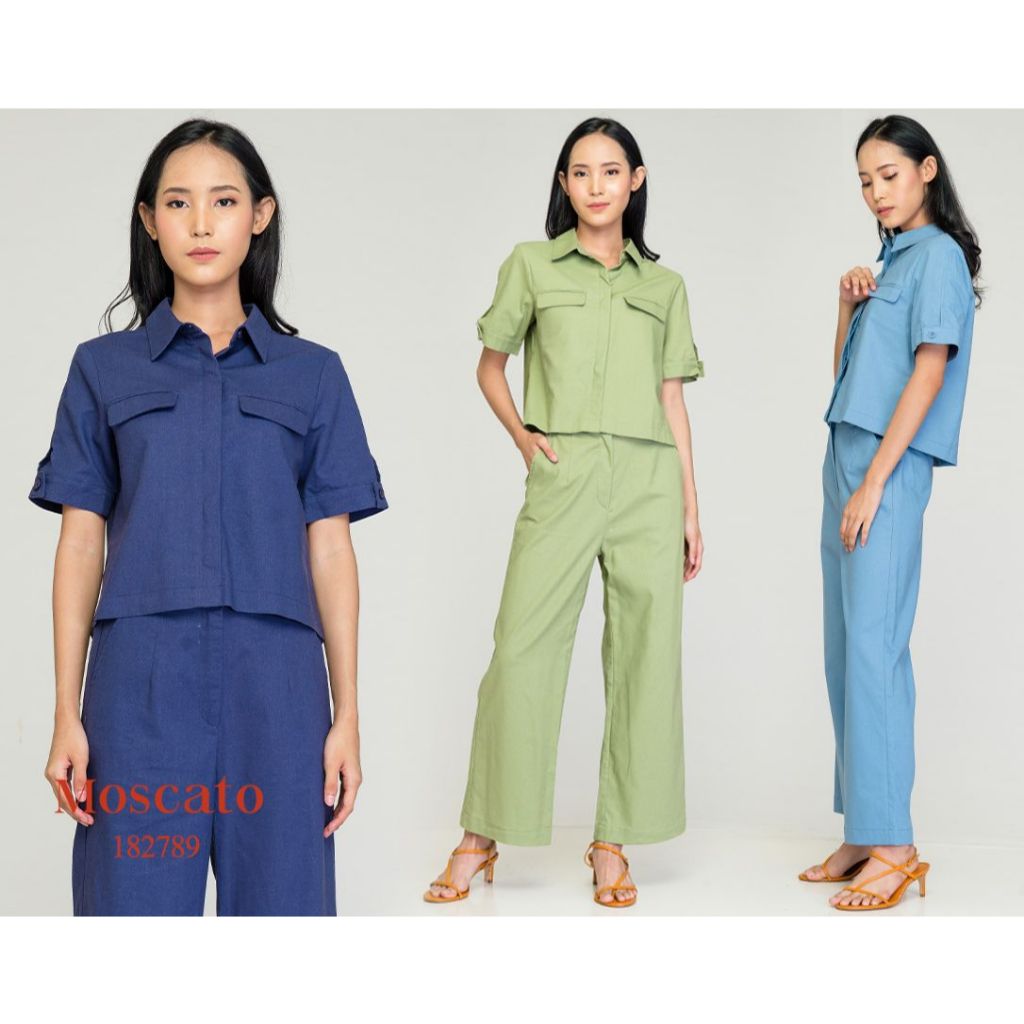 Moscato - Lester Set / Setelan Celana Wanita 182789