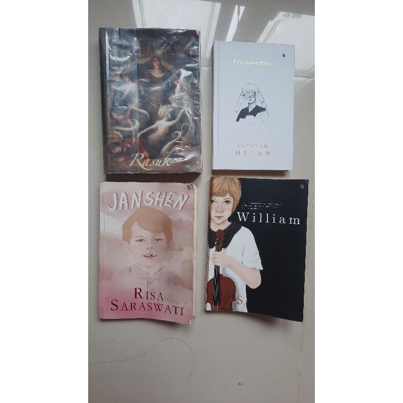 Preloved Buku Risa Saraswati Rasuk, Janshen, Catatan Hitam, William