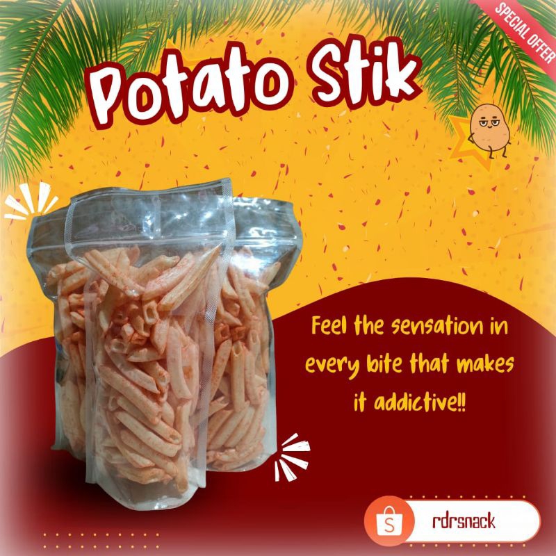 

Krupuk Kentang Stik Pedas
