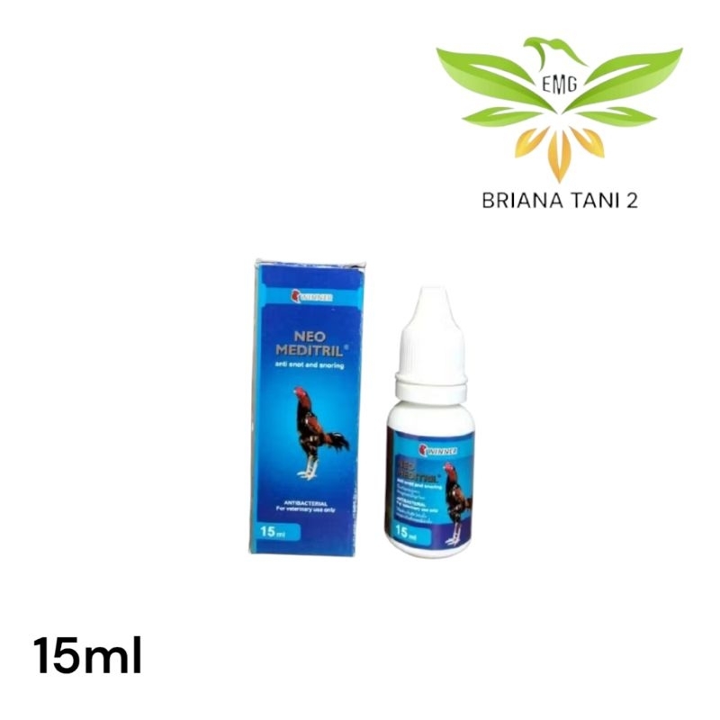 Neo Meditril LAGA 15 ml Ngorok Snot Sesak Nafas Ayam Adu Kampung Winner Antibiotik Ayam Laga Medion