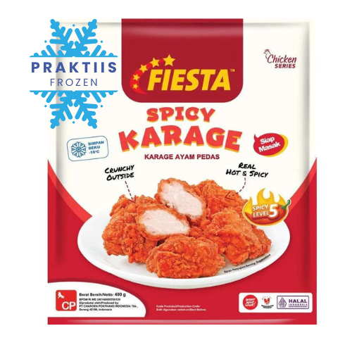 

FIESTA SPICY CHICKEN KARAGE 400GR / DAGING PAHA AYAM PEDAS