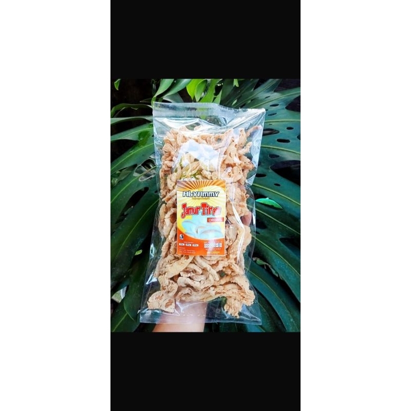 

Kripik Jamur Tiram 250gr rasa Original