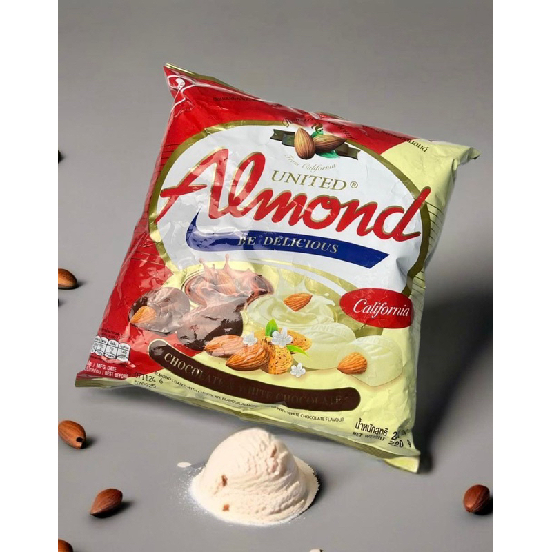 

Unitet Almond Thailand Halal - Snack Cemilan Manis - Makanan, Food,, Chocolate
