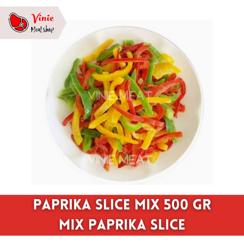 

Paprika Slice Mix 500gr