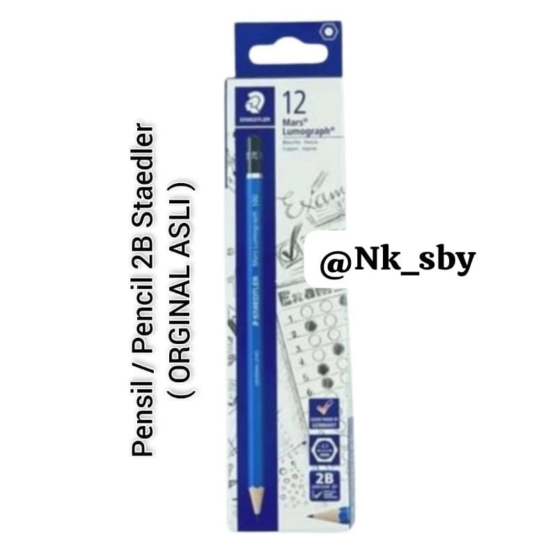 

PENSIL 2B STAEDTLER ORIGINAL( 1 pcs / ECER )