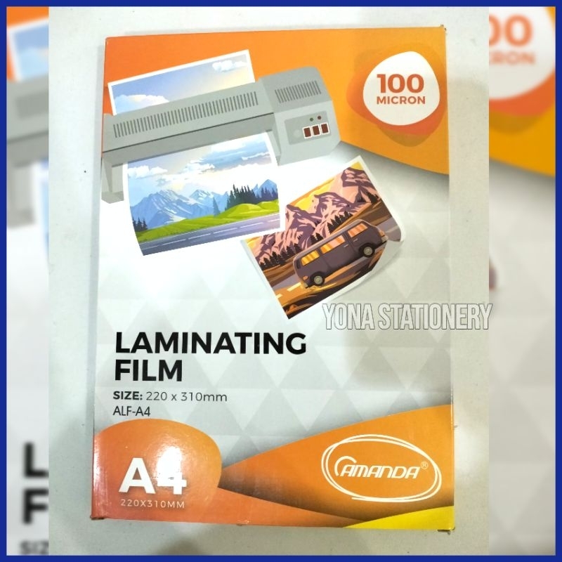 

Plastik Laminating Film F4 & A4 Amanda | 100 mikron