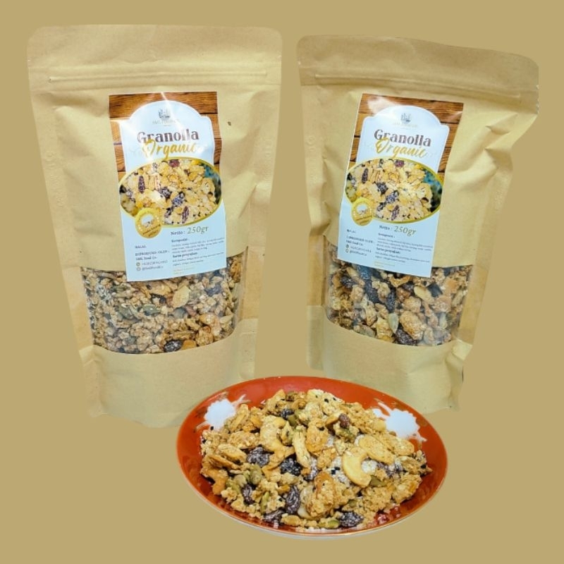 

DIET 2 In 1] Granolla 250 Kg + Granola 500 gr| Oatmeal Sereal Sarapan Sehat