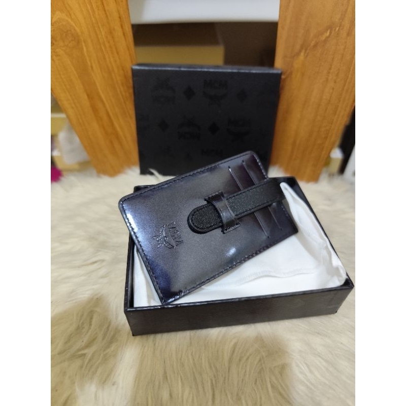 MCM card wallet unisex