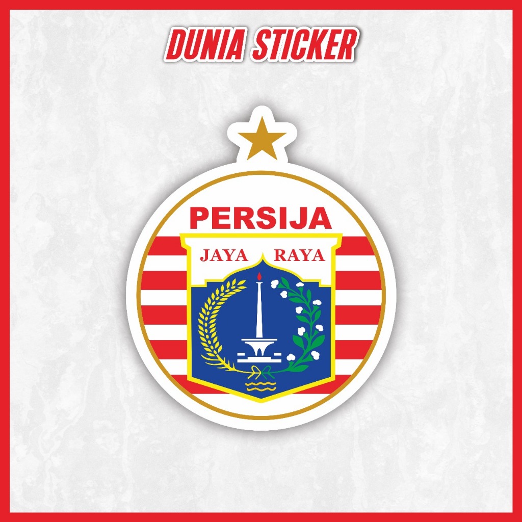 

STICKER KLUB PERSIJA JAKARTA VINYL ANTI AIR