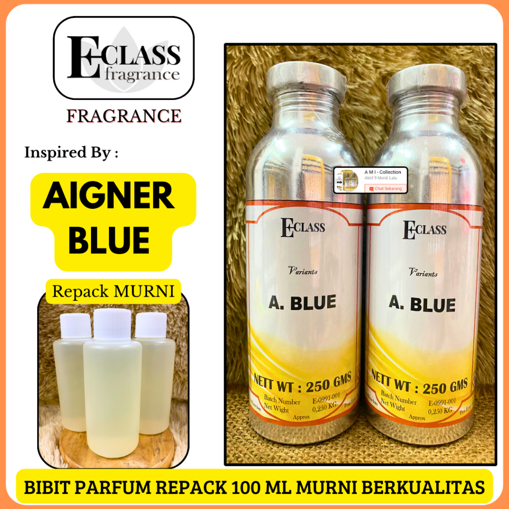 Bibit Parfum AIGNER BLUE Repack 100 ML MURNI ECLASS FRAGRANCE - PERFUME MURNI - Bibit Parfum Aigner 