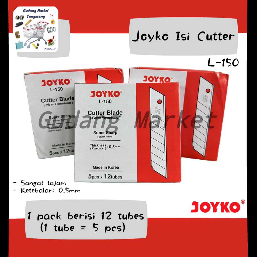 

isi CUTTER JOYKO L150 1Pack isi 12tube