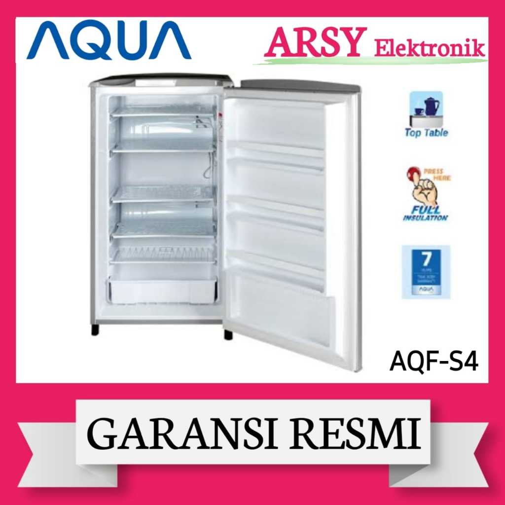 FREEZER AQUA 4RAK AQF-S4/AQUA FREEZER 4RAK AQF-S4 GARANSI RESMI
