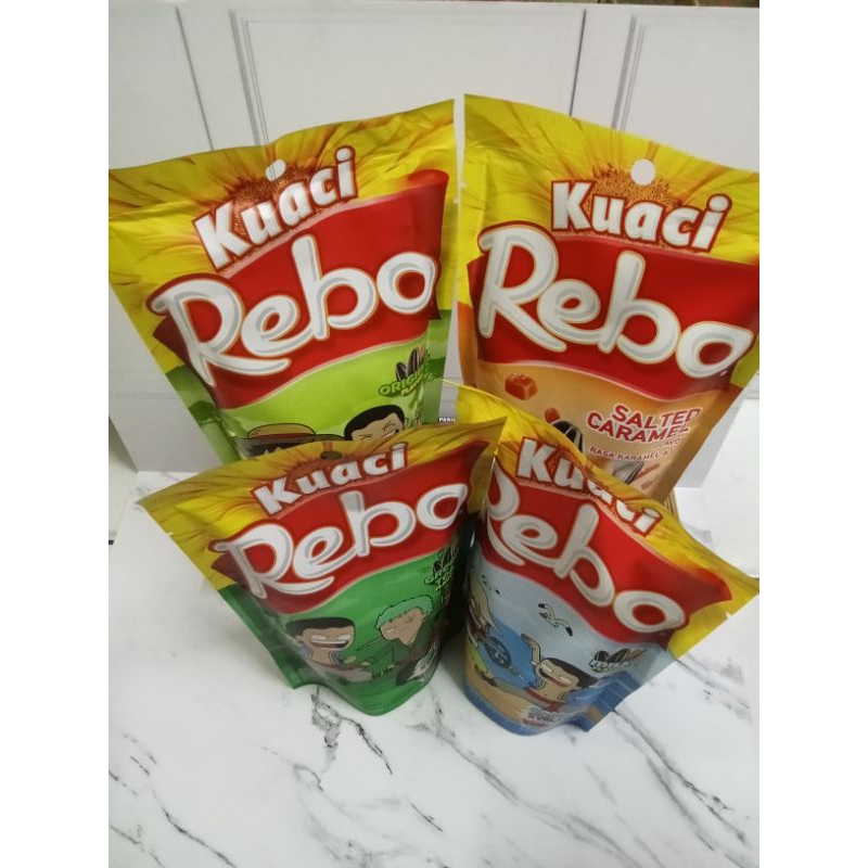 

CAESARTOSERBA - Kuaci Rebo 140 gram - Original | Caramel | Greentea | Susu