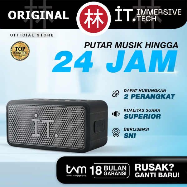 IT iBox T11 Noble Bluetooth Speaker Balance Sound Support Link 2 Devices BT 5.3 20W 12 Jam