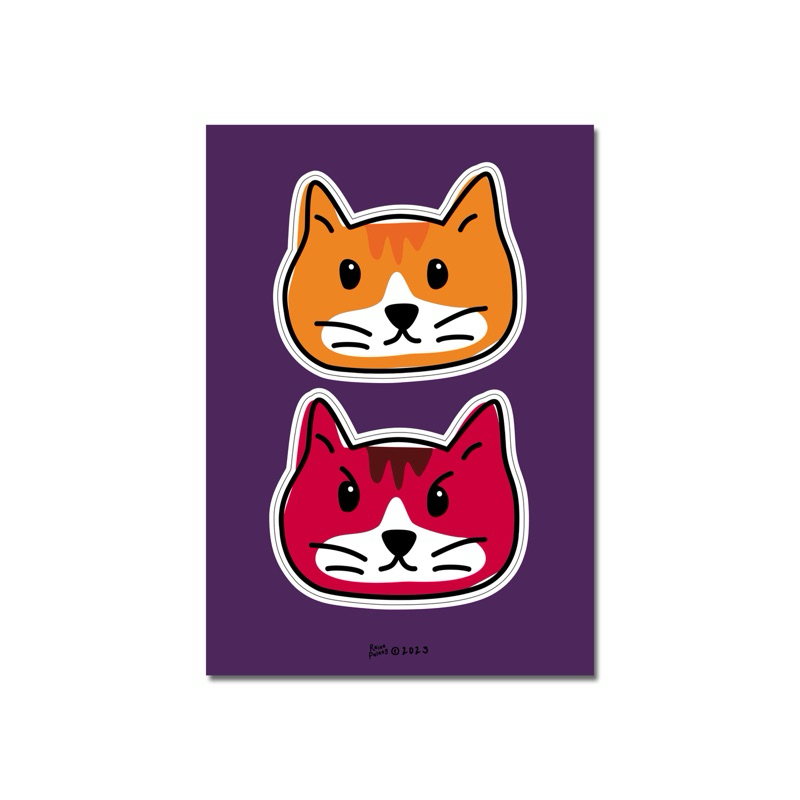 

Stiker Muka Kucing | Raina Pulang