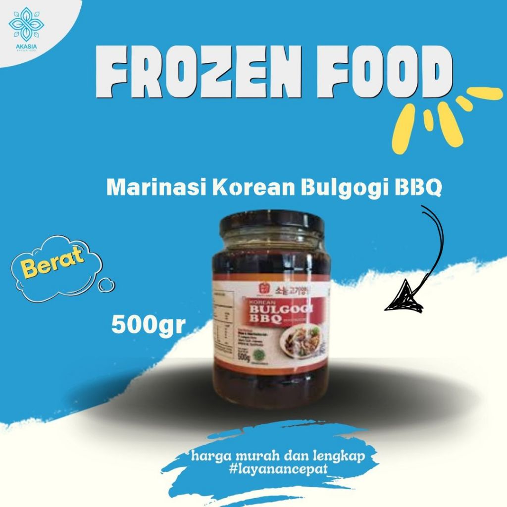 

Marinasi Korean Bulgogi BBQ (200ml,500gr)