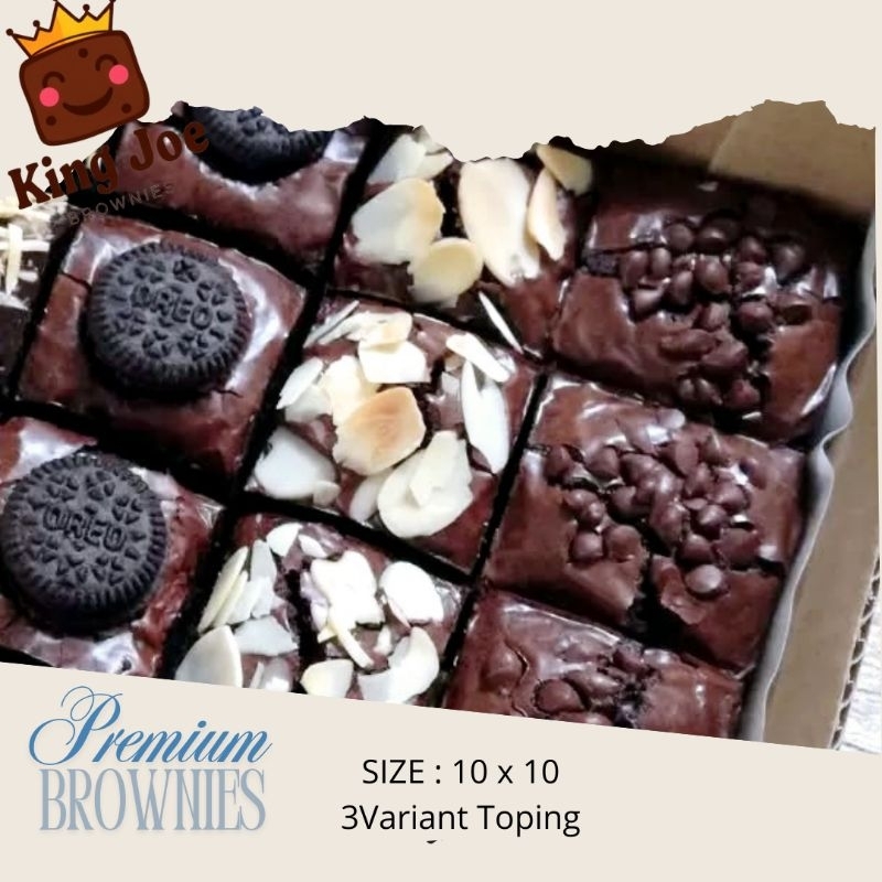 

KINGJOE PREMIUM BROWNIES Size 10x10