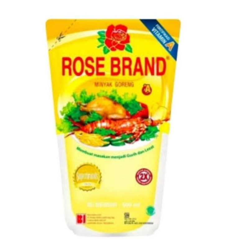 

Minyak goreng Rosebrand 500 ml Refill