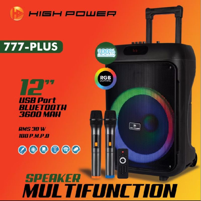 speaker 12inch high power 777 A plus meeting wireles