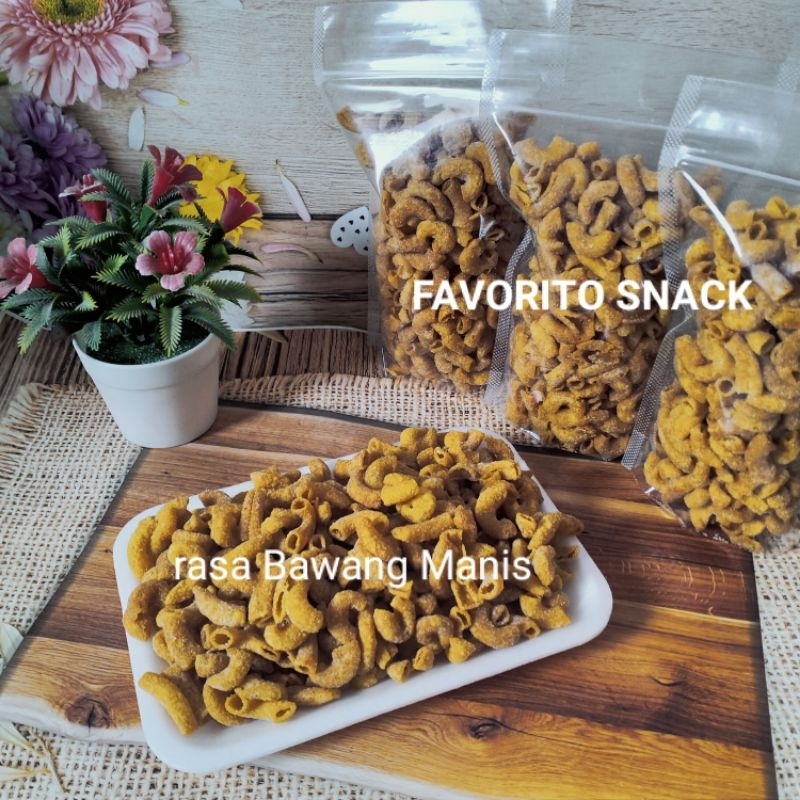 

makaroni bantet pipa rasa bawang manis kemasan 150 gram