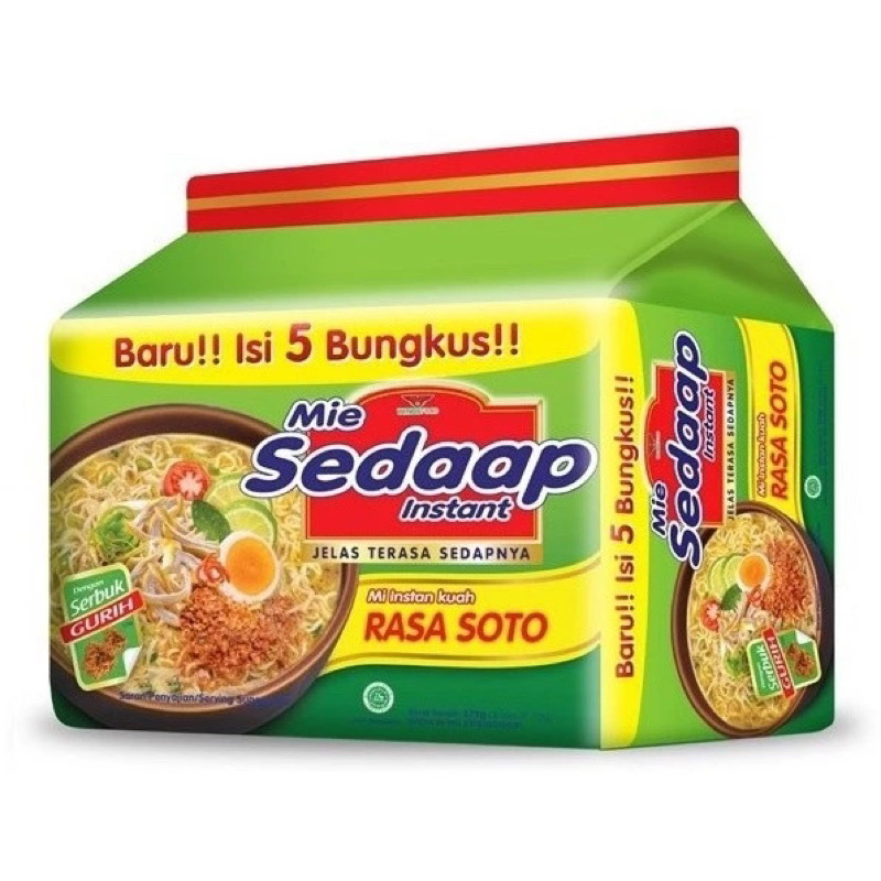 

mie sedaap soto pack isi 5x90gr