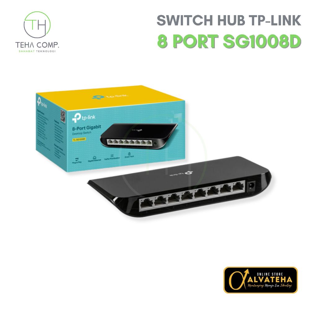 Switch Hub Gigabit 5 Port 8Port TPLINK Switchub RJ45 Jaringan LAN CAT