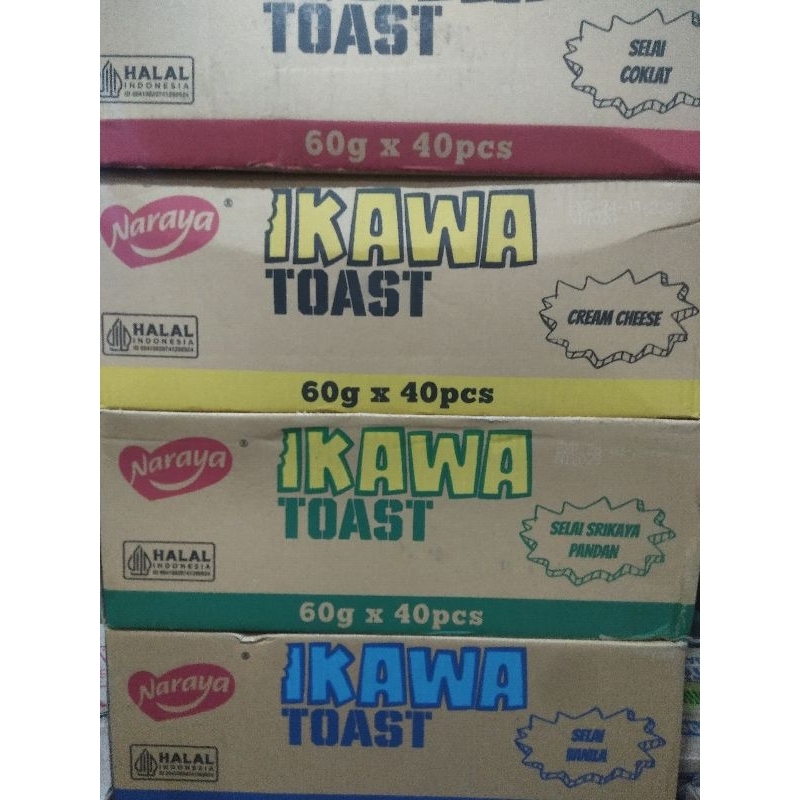 

Roti Panggang Double Selai Naraya Ikawa Toast 40 pcs