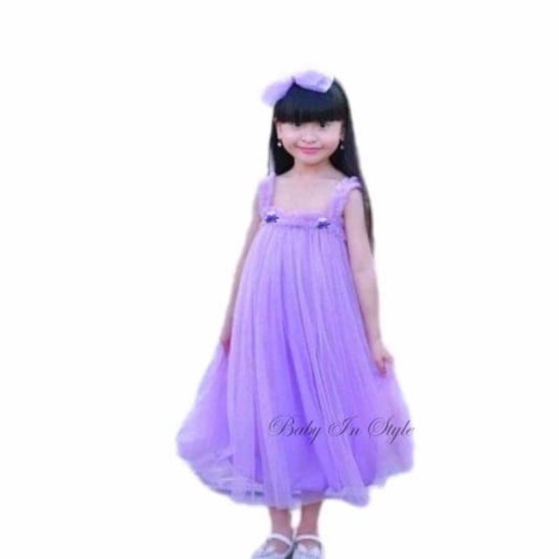 Best Seller Dress Kemben Tutu Shireen 0 bln-6 thn Dress Anak Bayi Pesta