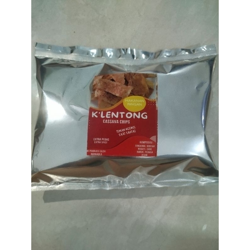 

Keripik singkong tradisional khas indonesia KALENTONG 110gr