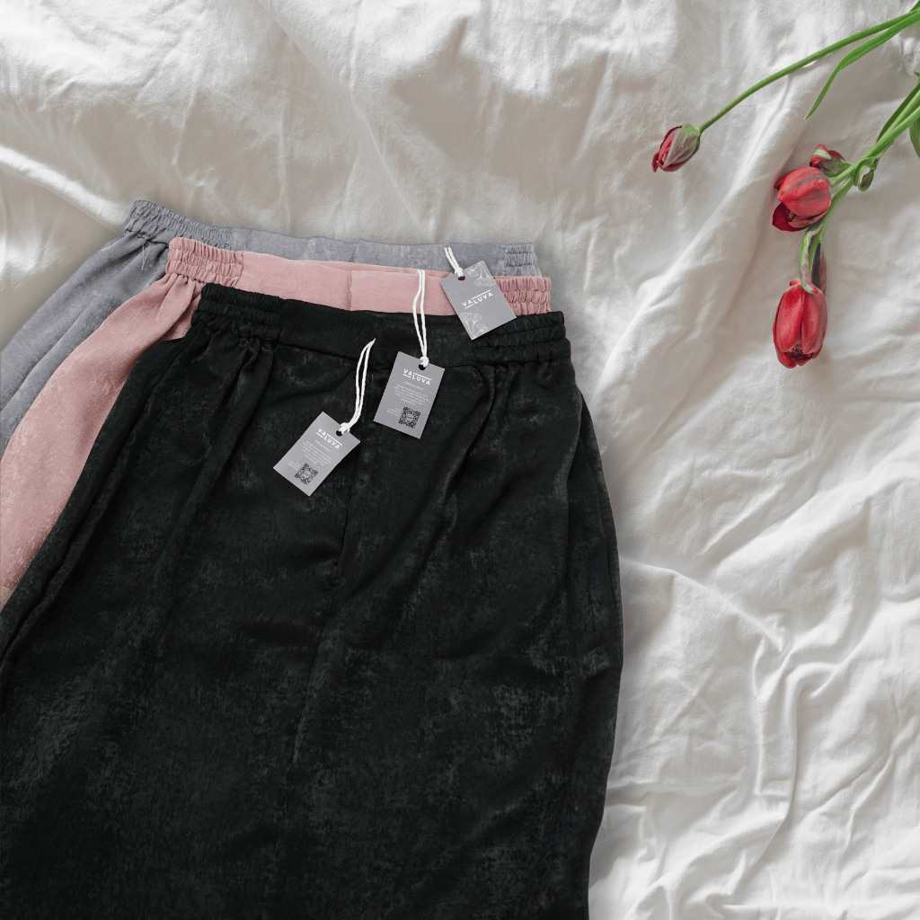 Rok Panjang Duyung Polos - Santorini - Rok Span - Rok Korean Skirt - Rok Silk - Rok Elegant Wanita