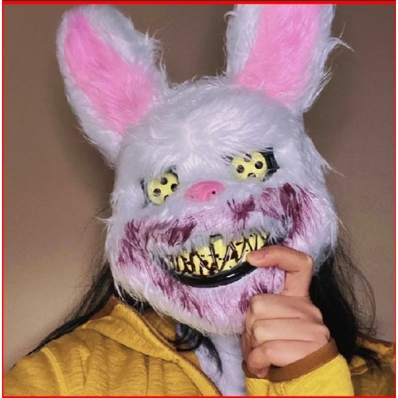 topeng kelinci rabbit labubu topeng beruang bear viral