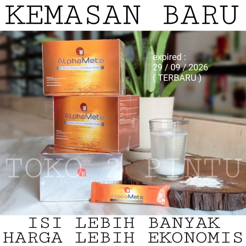 Alphameta Alpha Meta Sachet Original Brown Rice