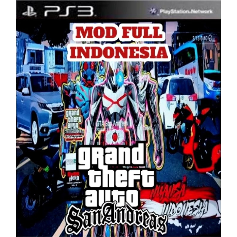 GTA SAN andreas  MOD INDO_SUB INDO _PS3 CFW/HEN