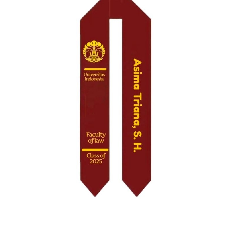 SELEMPANG WISUDA LEHER+LOGO
