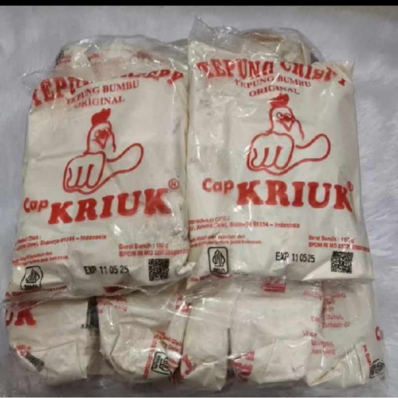 

Tepung bumbu Crispy kriuk 150g x 10 asli original