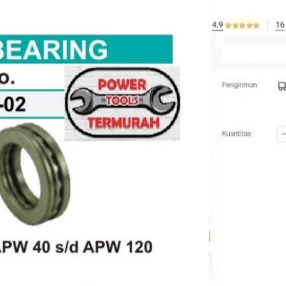 

Bearing APW 40 WIPRO Jet Cleaner Lahar APW40 Spare Parts Laker