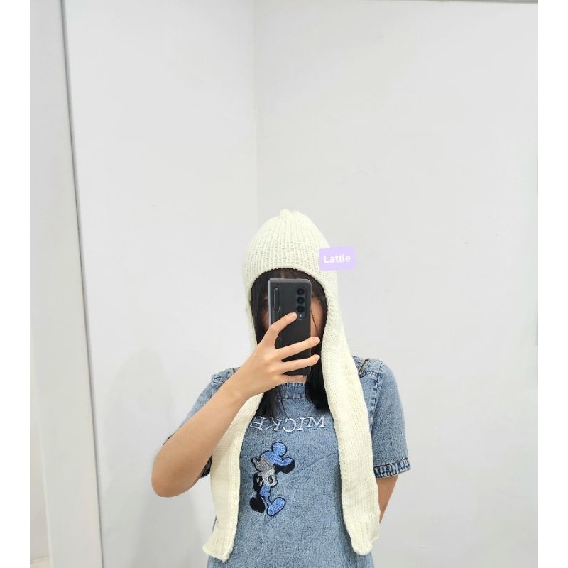 HANDMADE SOOBIN TXT BEANIE HAT/CHOI SOOBIN HAT/TOPI TXT/CAT BEANIE/TOPI KUPLUK CUTE/VIRAL/FASHION KO