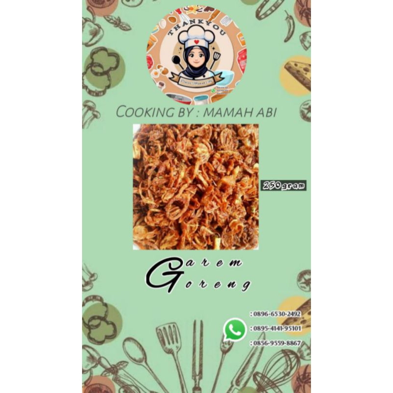 

Garem Goreng Terasi/250gram/500gram/750gram/cup